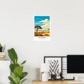 Kruger Africa Reisprint Poster (Thuiskantoor)