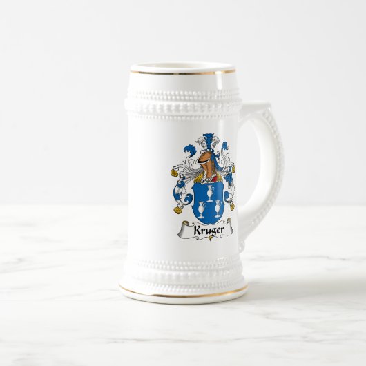 Kruger Family Crest Bierpul (Voorkant rechts)