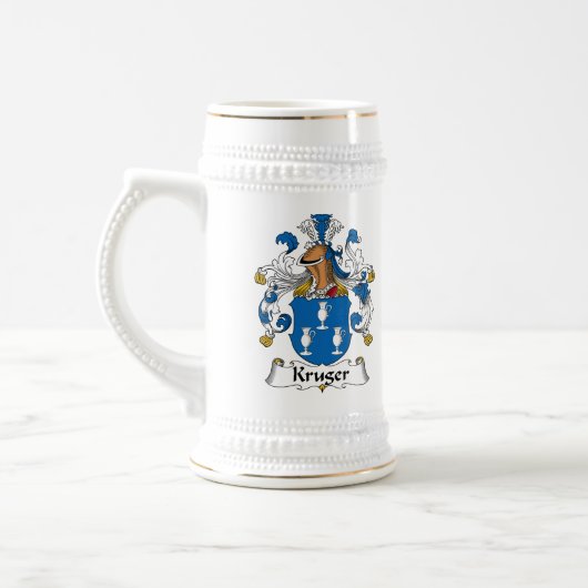 Kruger Family Crest Bierpul (Links)