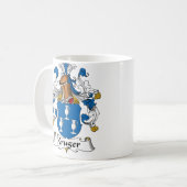 Kruger Family Crest Koffiemok (Voorkant links)