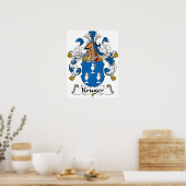 Kruger Family Crest Poster (Keuken)