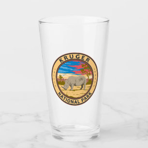 Kruger Nationaal Park Witte neushoorn Reiskunst Glas