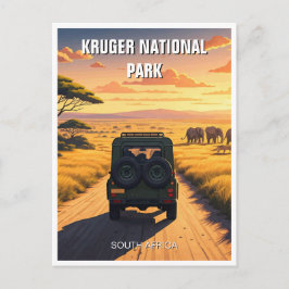 Kruger Nationaal Park Zuid-Afrika Briefkaart