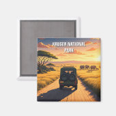 Kruger Nationaal Park Zuid-Afrika Magneet (Voorkant / Achterkant)