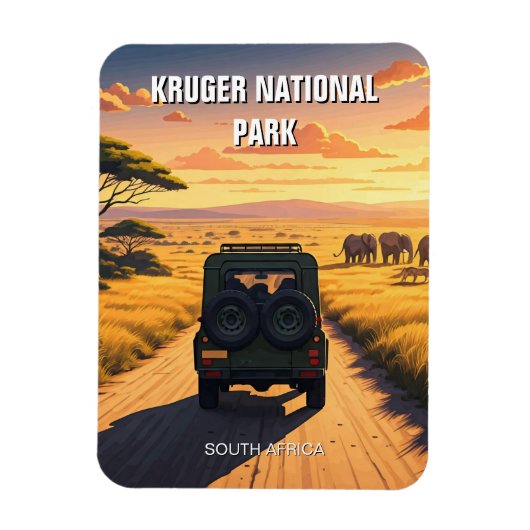 Kruger Nationaal Park Zuid-Afrika Magneet (Verticaal)