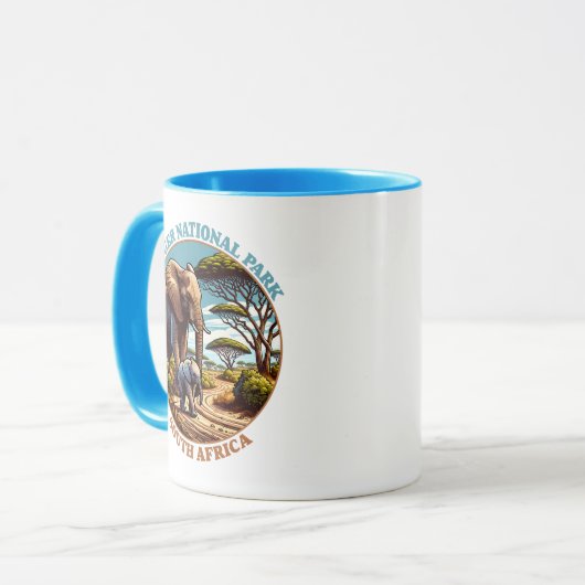 Kruger Nationaal Park Zuid-Afrika Mok (Voorkant links)