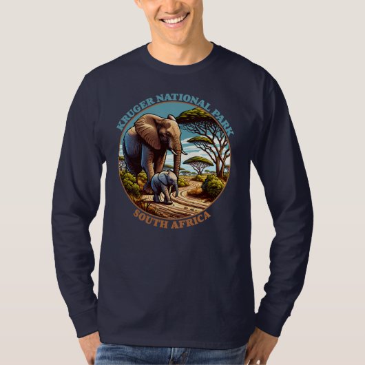 Kruger Nationaal Park Zuid-Afrika T-shirt (Voorkant)