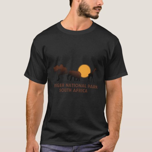 Kruger Nationaal Park Zuid-Afrika T-shirt (Voorkant)