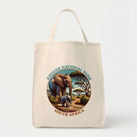 Kruger Nationaal Park Zuid-Afrika Tote Bag (Voorkant)