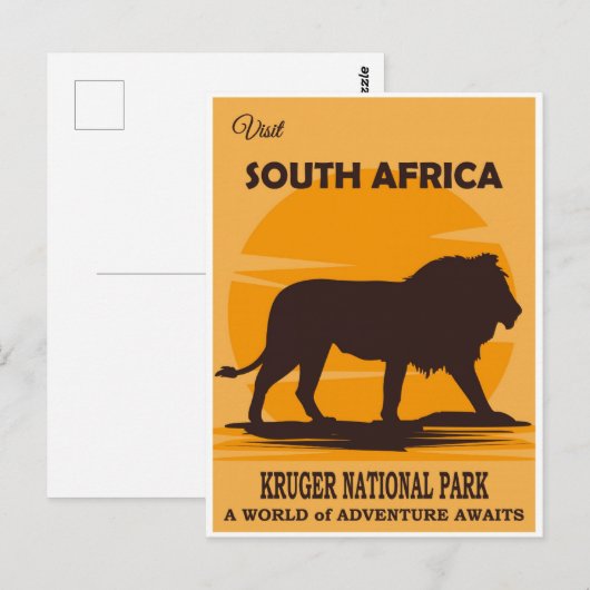 Kruger National Park Briefkaart (Voorkant / Achterkant)