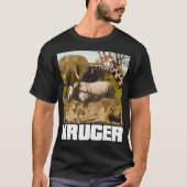Kruger National Park - Exotic Wildlife Safari T-sh T-shirt (Voorkant)