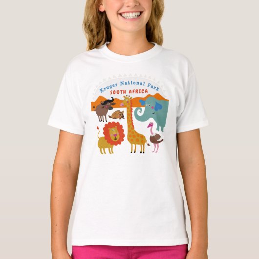 Kruger National Park Kinder T-Shirt (Voorkant)
