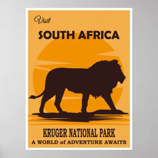 Kruger National Park Poster (Voorkant)