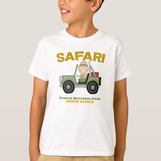Kruger National Park Safari Kinder T-Shirt (Voorkant)