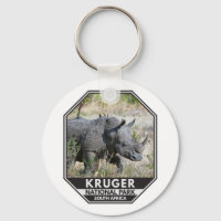 Kruger National Park South Africa Rhino Waterverf