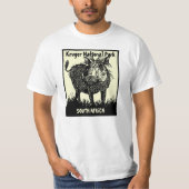Kruger National Park Warthog T-shirt (Voorkant)
