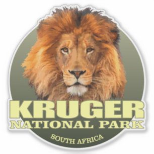 Kruger NP (Lion) WT Sticker