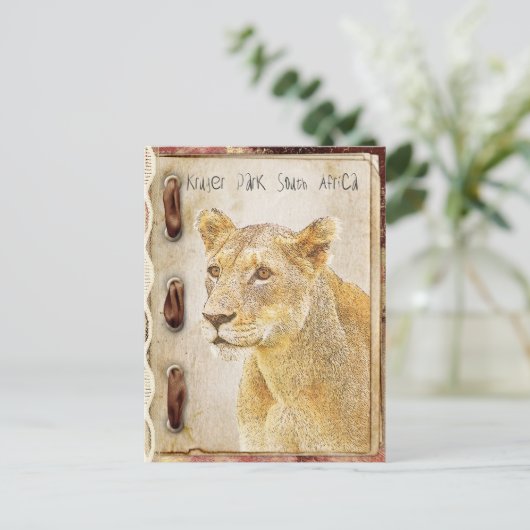 Kruger park in Zuid-Afrika Briefkaart (Staand voorkant)