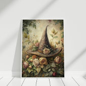 Kruid en bloemen betovering - Boho Witch Pet Wall  Poster