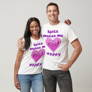 Kruid Maakt Me Gelukkig Curry Liefhebber T-shirt