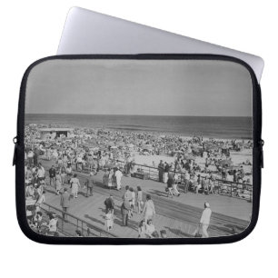 Kruid op strand laptop sleeve
