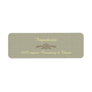 Kruid & Spice/ U Pick Kleur Ingrediënt Label