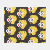 Kruid van grappige volken, schattige achtergrond fleece deken (Voorkant (Horizontaal))