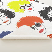 Kruid van vreemde volken, naadloze achtergrond sherpa deken (3/4)