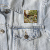 Kruidachtige Grens Vierkante Button 5,1 Cm (In situ)