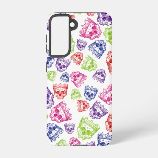  kruidachtige schedels samsung galaxy hoesje (Achterkant)