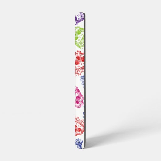  kruidachtige schedels samsung galaxy hoesje (Linkerkant)