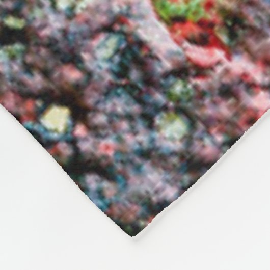 kruidbraam fleece deken (Hoek)