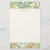 Kruiden, bessen, vlinder, gepersonaliseerde schrij briefpapier (Voorkant)