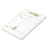 Kruiden Citroenen Botanische Recept Organizer Pagi Notitieblok (Schuin)