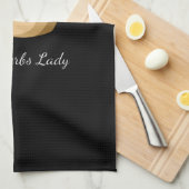 Kruiden - Crazy Herbs Lady Theedoek (Quarter Fold)