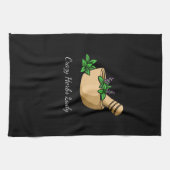 Kruiden - Crazy Herbs Lady Theedoek (Horizontaal)