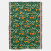 Kruiden en bloemen van de velden deken (Voorkant Verticaal)