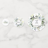 Kruiden- en groenbruiloftsreceptieconfetti confetti (Voorkanten)