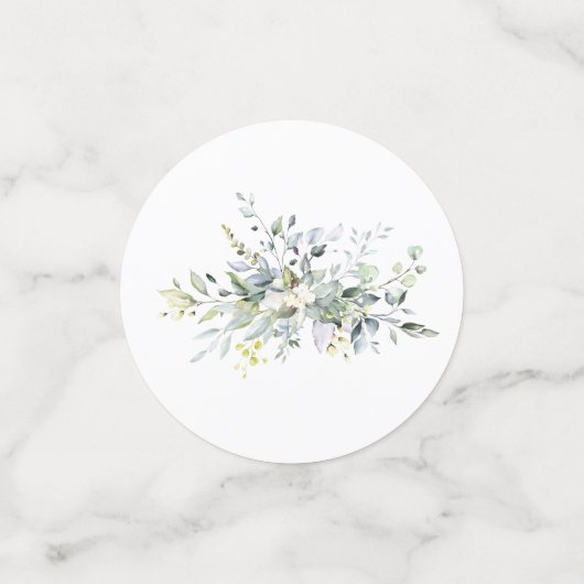 Kruiden- en groenbruiloftsreceptieconfetti confetti (Kleine voorkant)