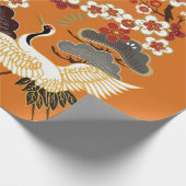 KRUIDEN EN KLEUR SAKURA. Kleurrijke florale naadlo Cadeaupapier (Hoek)