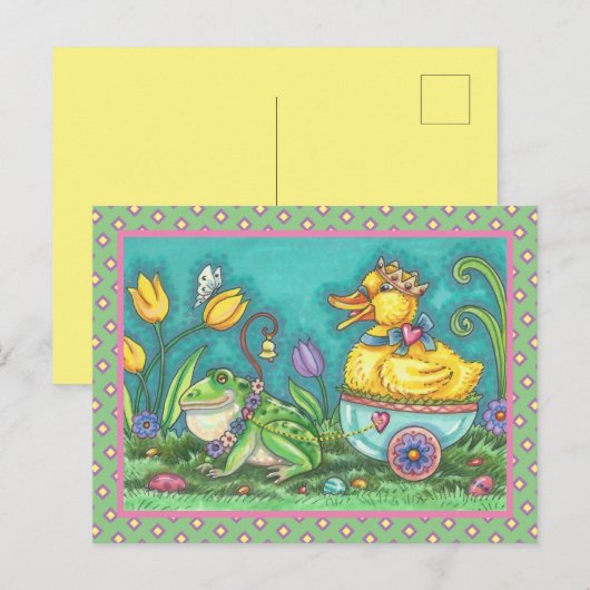 KRUIDEN EN KRUIDEN. TERUGGEMAKKELIJK BRIEFKAART (Voorkant / Achterkant)