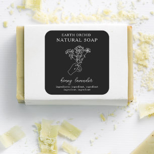 Kruiden en kruiden vierkante sticker