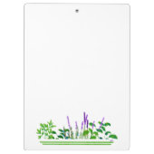 Kruiden en lavender Clip Board Klembord (Achterkant)