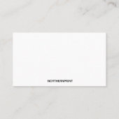 Kruiden en mes op een snijplank visitekaartje (Achterkant)