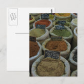 Kruiden en specerijen briefkaart (Voorkant / Achterkant)