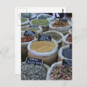 Kruiden en specerijen briefkaart (Voorkant / Achterkant)