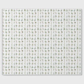 Kruiden en specerijen cadeaupapier (Vlak)