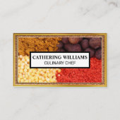 Kruiden en specerijen | Goud Lijst Visitekaartje (Voorkant)