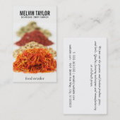 Kruiden en specerijen II Visitekaartje (Voorkant / Achterkant)