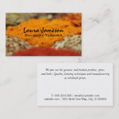 Kruiden en specerijen III Visitekaartje (Voorkant / Achterkant)